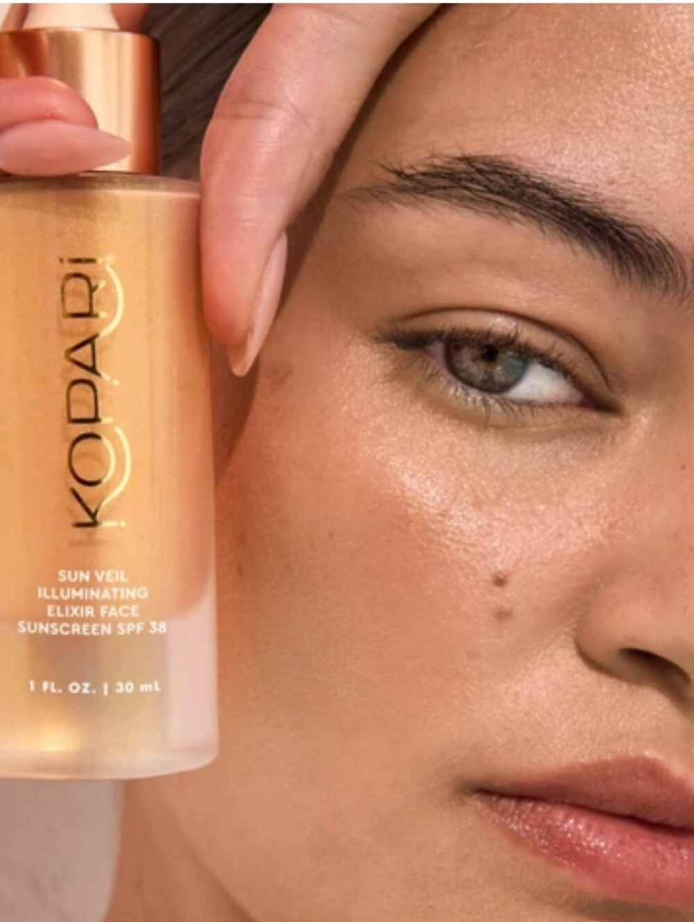 Kopari Sun Veil Illuminating Elixir Face Sunscreen Spf 38